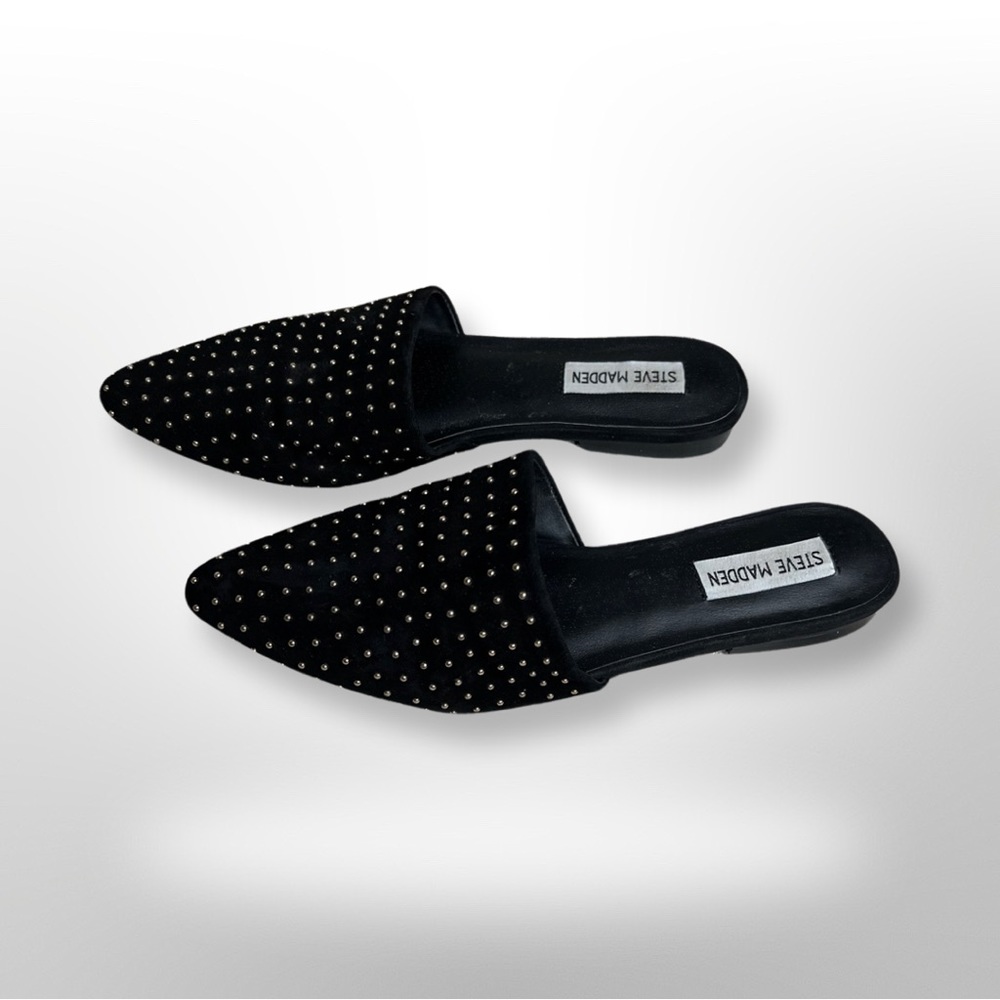 Steve Madden | Tania Black Fabric Slides